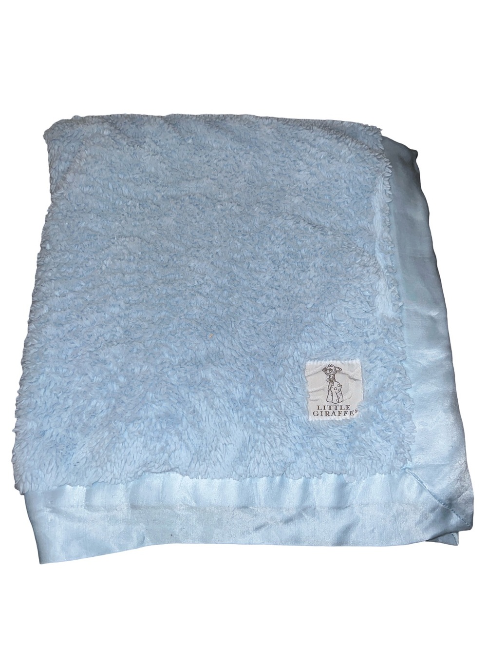 little giraffe Chenille Baby & Toddler Blanket 29" x 35" luxe +READ